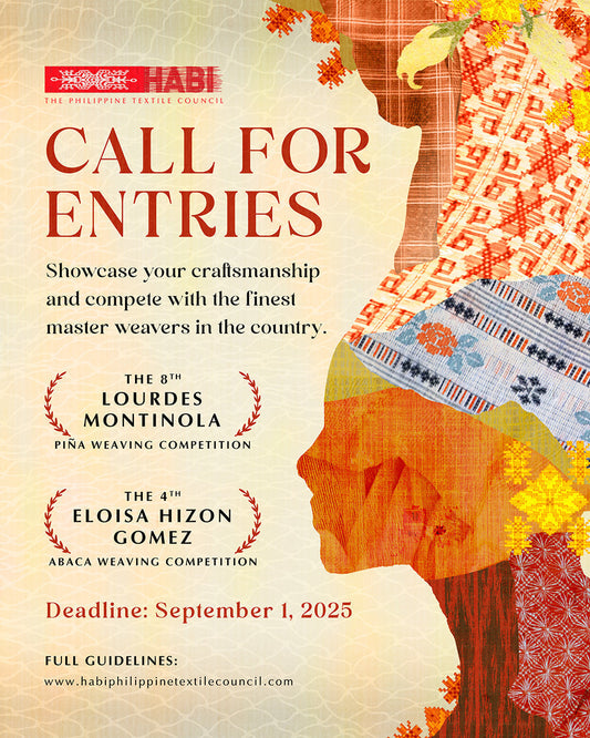 Call for Entries: Piña and Abaca Weaving Competition 2025