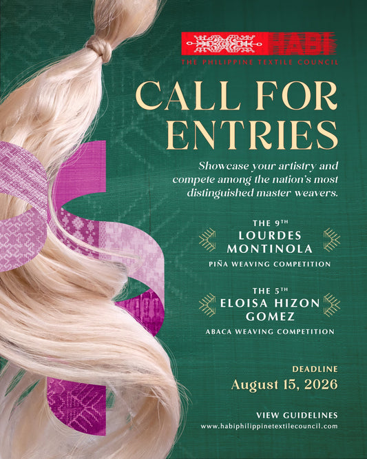 Call for Entries: Piña and Abaca Weaving Competition 2026